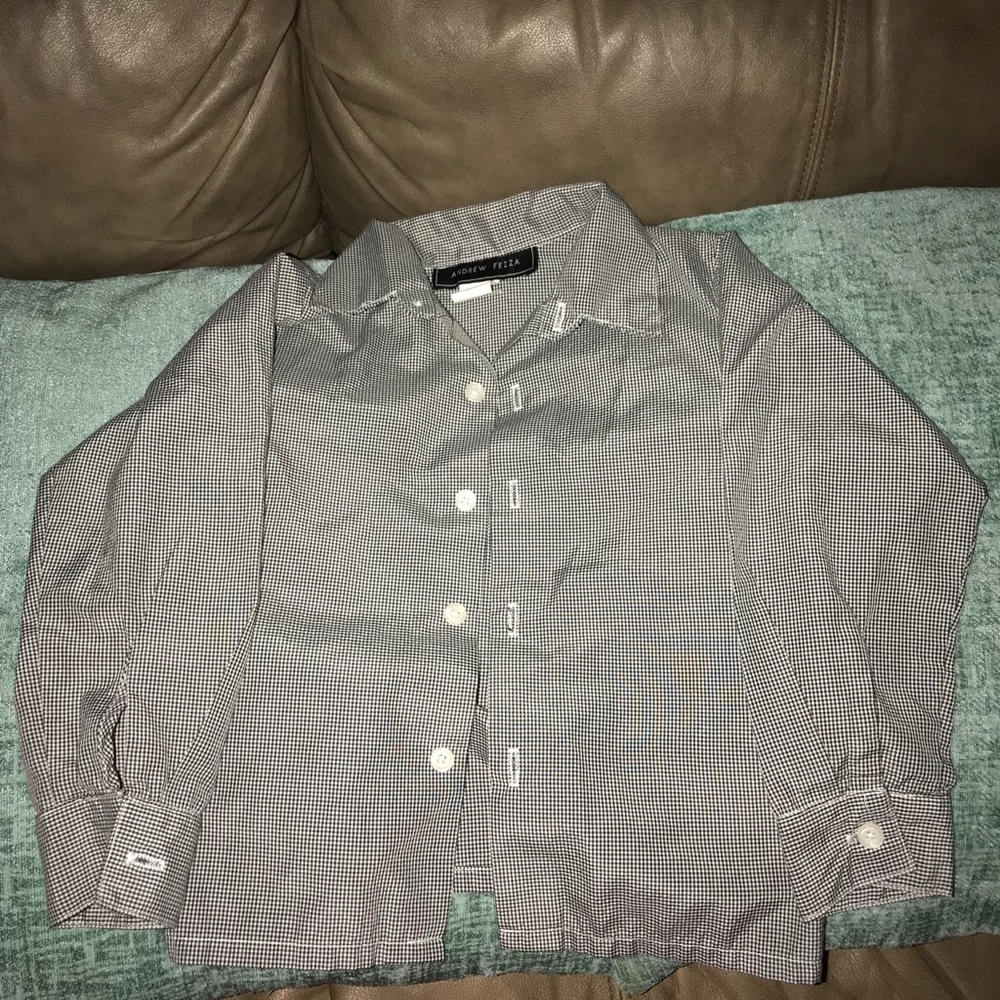Andrew fezza button down boys shirt